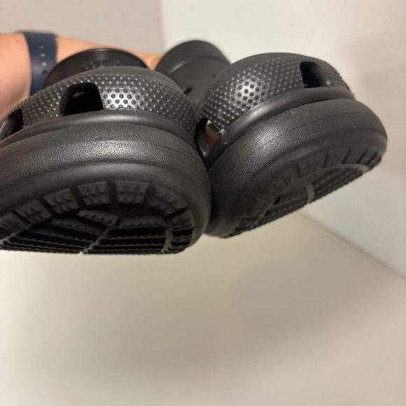 Crocs Classic Crush Clog Black Men 6 Women\'s 8 Slip On Platform Sandals 207521 main image 7